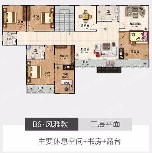 仿古中式二層住宅樓設計圖，中國傳統精髓，真是美爆了