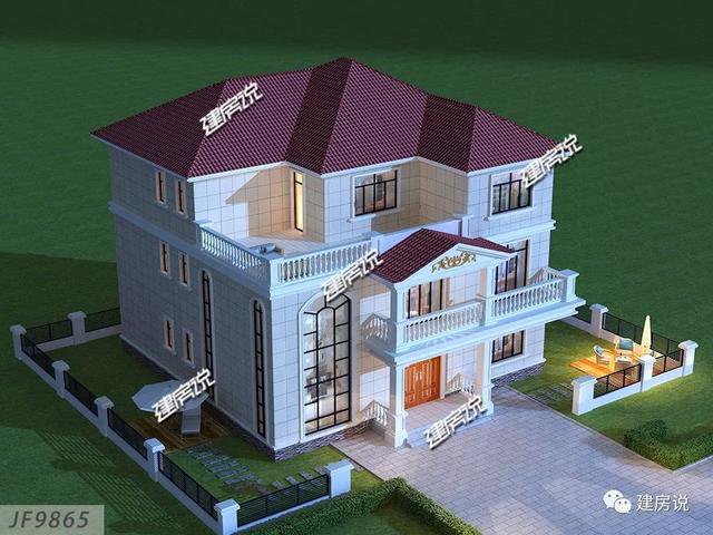 豪華歐式別墅三層民宅設(shè)計(jì)戶型圖，酒窖/ktv/電梯都有