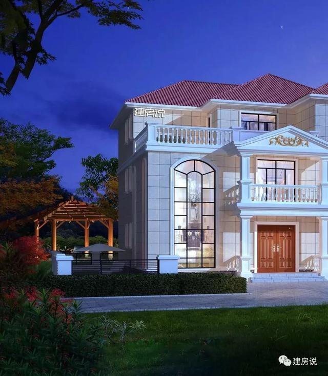 豪華歐式別墅三層民宅設(shè)計(jì)戶型圖，酒窖/ktv/電梯都有