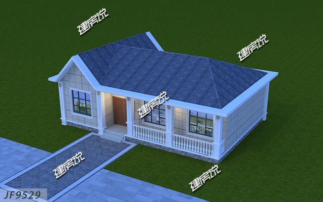 3套120平上下的農村房子民宅設計圖，一二層的都有