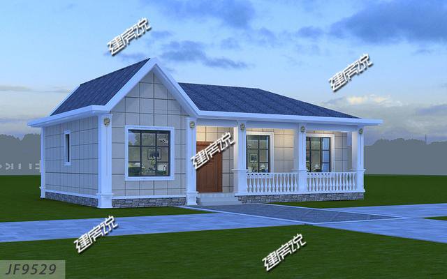 3套120平上下的農村房子民宅設計圖，一二層的都有