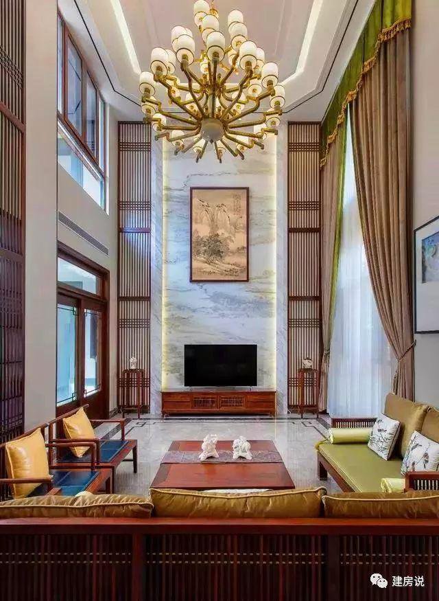 開間16.5米進深14米二層新中式別墅圖，回村建一棟高大上別墅