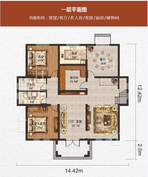 歐羅巴風(fēng)格二層別墅設(shè)計戶型方案圖，看完才知道為什么都去農(nóng)村自建房