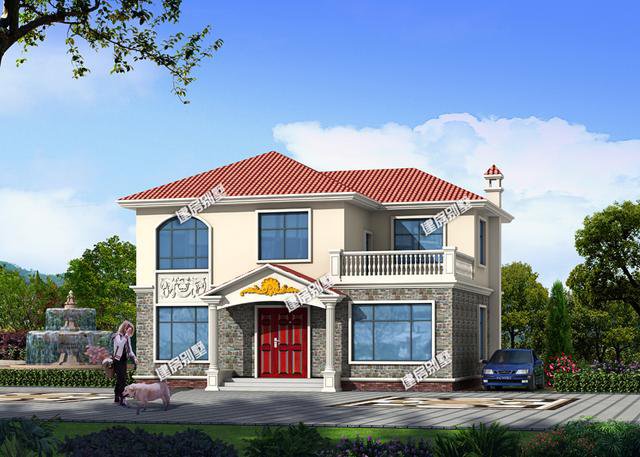 2棟主體造價24萬的新農(nóng)村住宅戶型圖，見過的人都喜歡