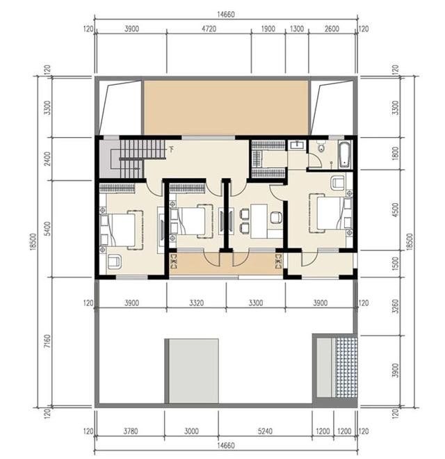 4款風格不同的農村民宅戶型圖，你更喜歡什么風格？