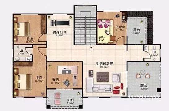 4款風格不同的農村民宅戶型圖，你更喜歡什么風格？