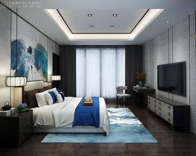 帶中式小院的農村住宅戶型圖，住進去肯定很愜意