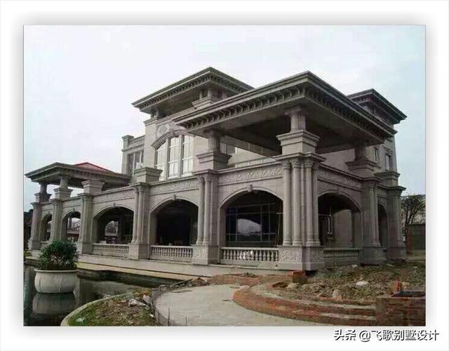 幾十款純歐式別墅完工實(shí)景圖照片，每一款都豪華高端