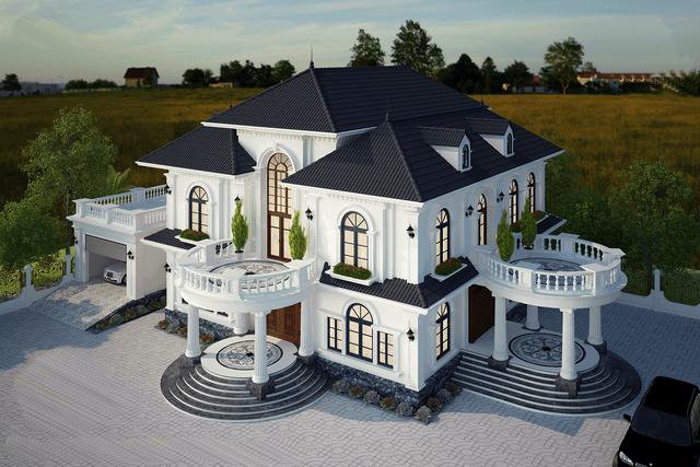 城堡類型的住房圖片，隨便建一棟就是全村最豪別墅