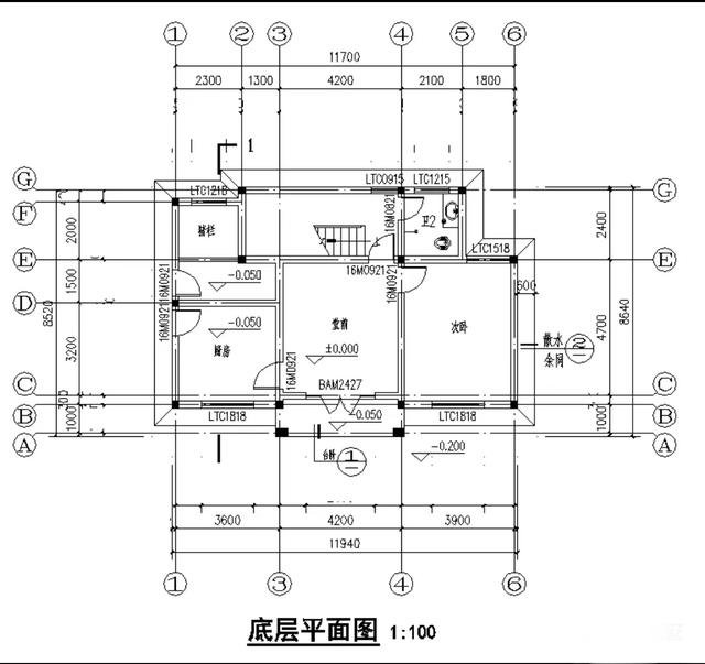 5個造價低的農村住宅戶型圖，占地百平左右