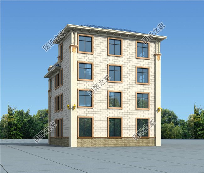 四層復式別墅設計圖片大全，歐式風格