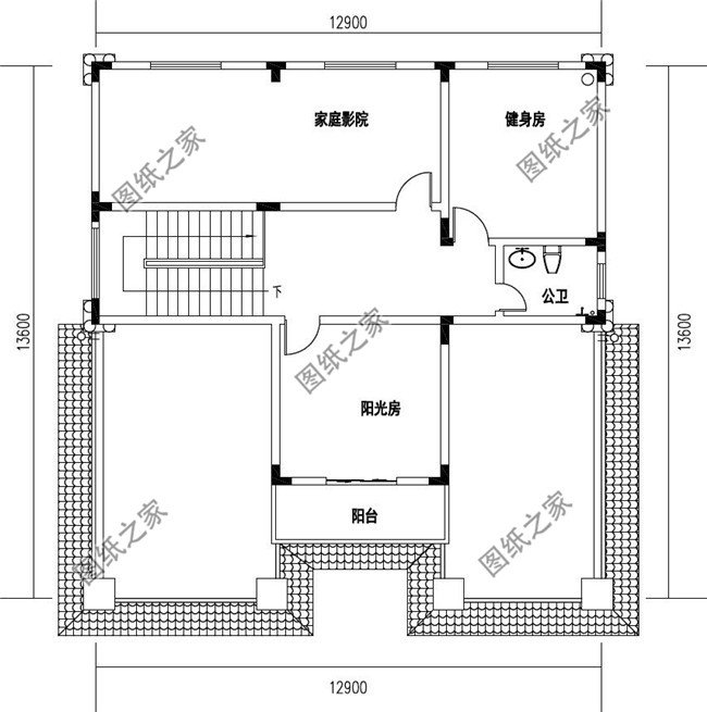 四層復式別墅設計圖片大全，歐式風格