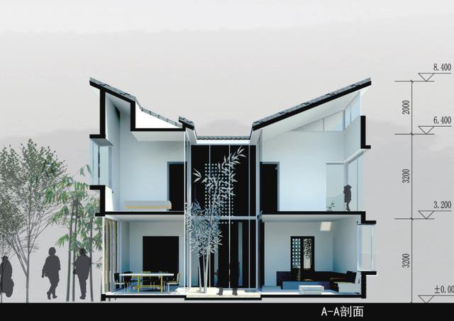 浙江地區科學實用的農村自建房戶型設計，帶小院子