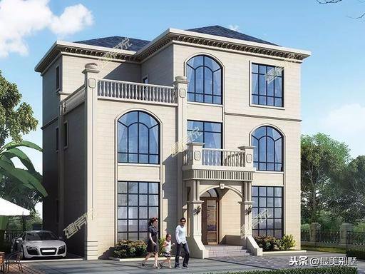 3款120平的簡歐農村房子戶型方案圖，50萬預算足矣