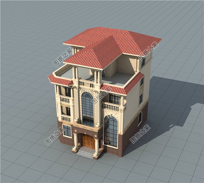 12X14米四層農村自建別墅設計圖,功能設計豐富齊全