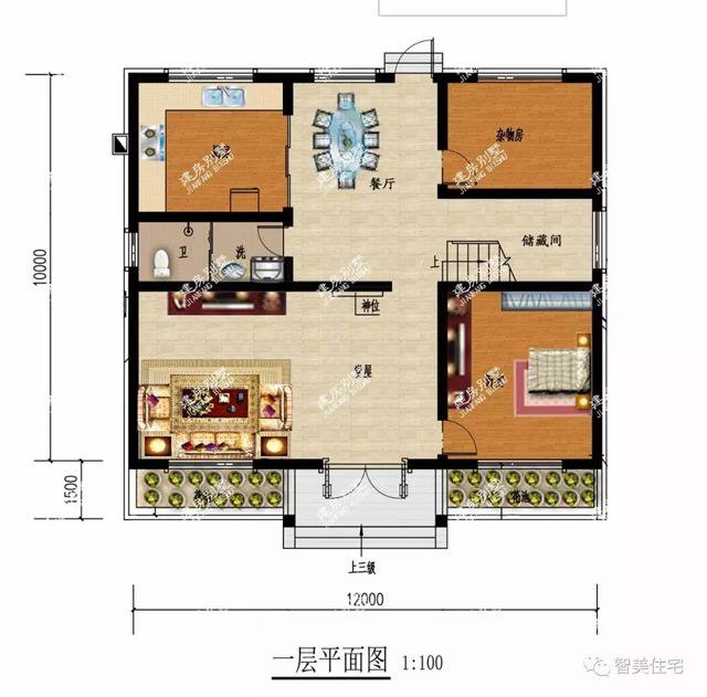 2款實(shí)用的鄉(xiāng)墅自建房住宅戶型圖，第一款選擇的比較多