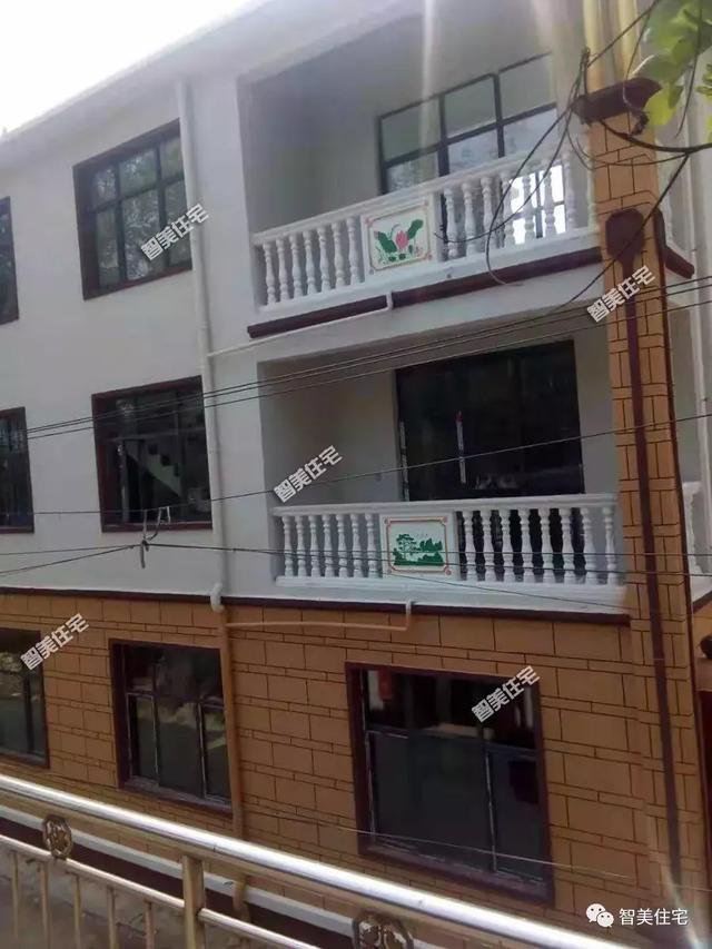 12.5×13米歐式民房戶型圖，附施工過程和完工圖片