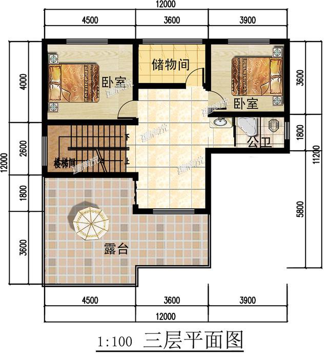 精選3款鄉(xiāng)村3層的歐式民宿戶型圖，設(shè)計(jì)的很實(shí)用