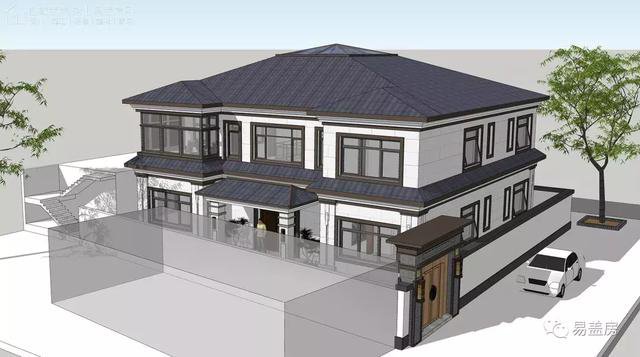 農村自建二層養老住宅戶型圖，比買房便宜多了