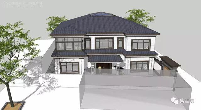 農村自建二層養老住宅戶型圖，比買房便宜多了