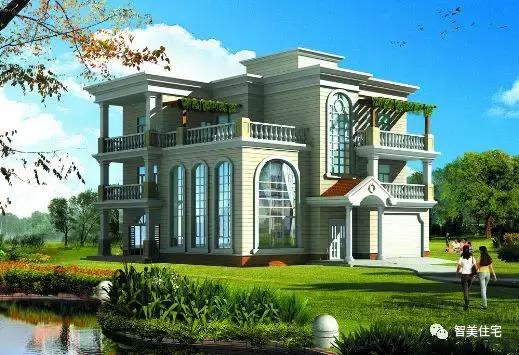 9款很美的別墅外觀圖片，第8款實景圖更好看