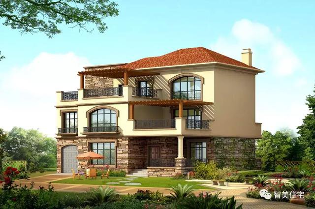 9款很美的別墅外觀圖片，第8款實景圖更好看