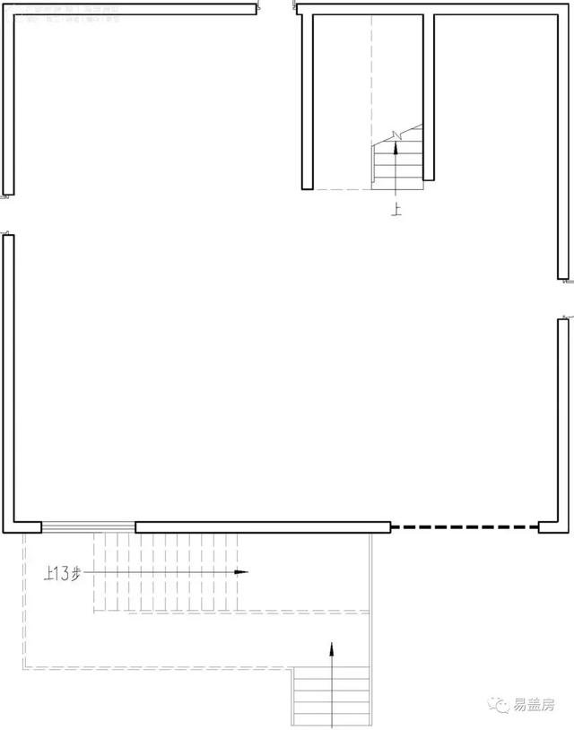 帶架空層的三層歐式自建鄉村房子戶型圖，造價100萬左右