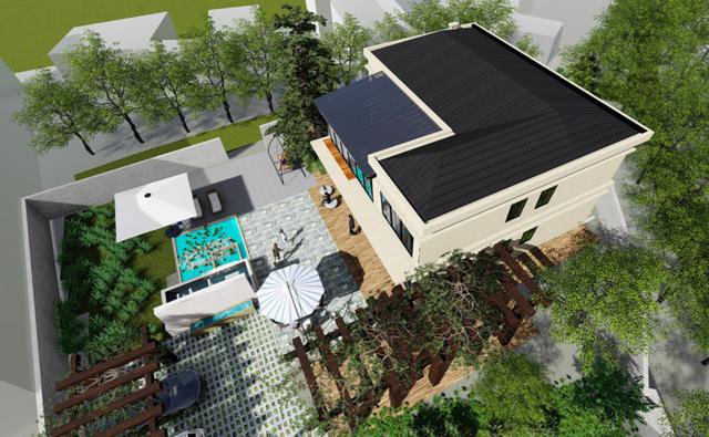 安徽老家自建農村二層住宅戶型圖，帶小院，享受愜意生活