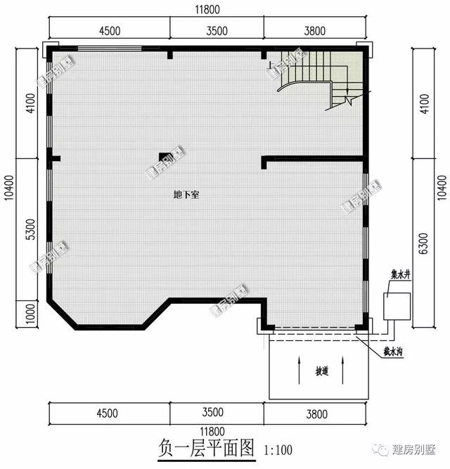 帶地下室設計的兩棟自建房，第一棟建造浙江農村