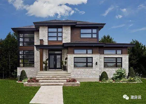 幾十棟漂亮鄉村別墅實景照片圖，一棟比一棟漂亮