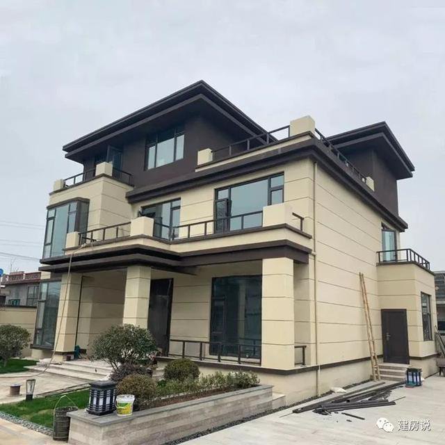 幾十棟漂亮鄉村別墅實景照片圖，一棟比一棟漂亮