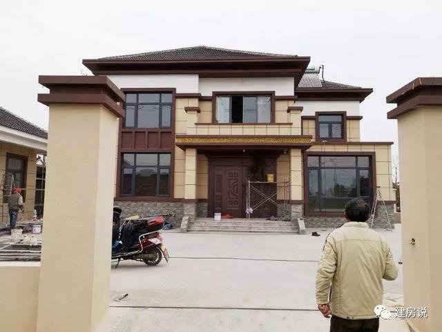 幾十棟漂亮鄉村別墅實景照片圖，一棟比一棟漂亮