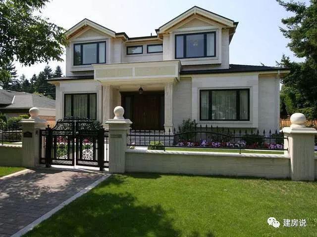 幾十棟漂亮鄉村別墅實景照片圖，一棟比一棟漂亮