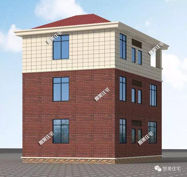 5棟寬8-9米的別墅設計方案戶型，宅基地小不用愁