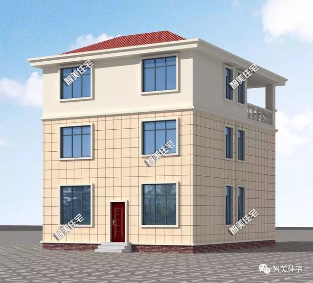 5棟寬8-9米的別墅設計方案戶型，宅基地小不用愁