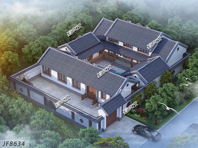 10款一層平房別墅民宿戶型方案圖，各種風格都有