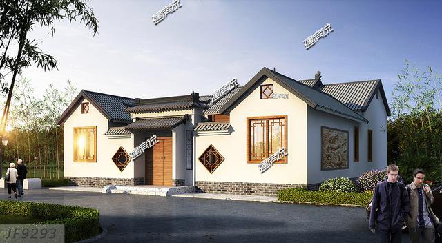 10款一層平房別墅民宿戶型方案圖，各種風格都有