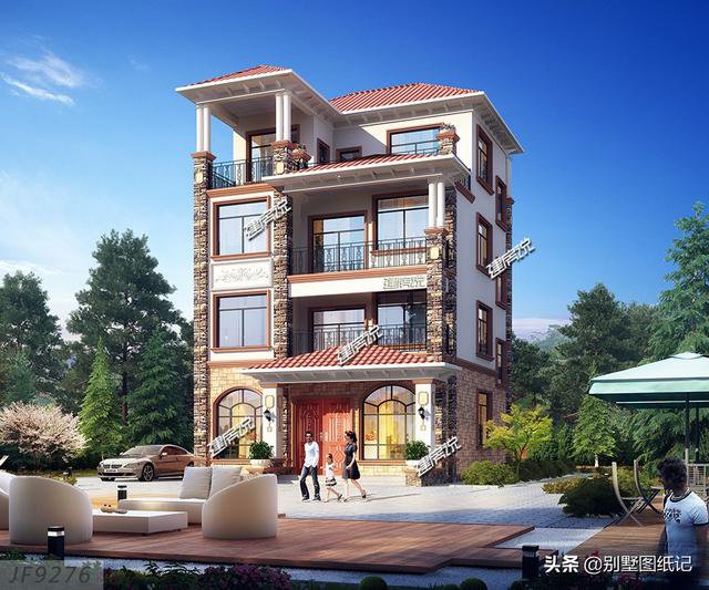 10款適合小宅基地建房的自建房圖片，小宅基地也能建好看的房