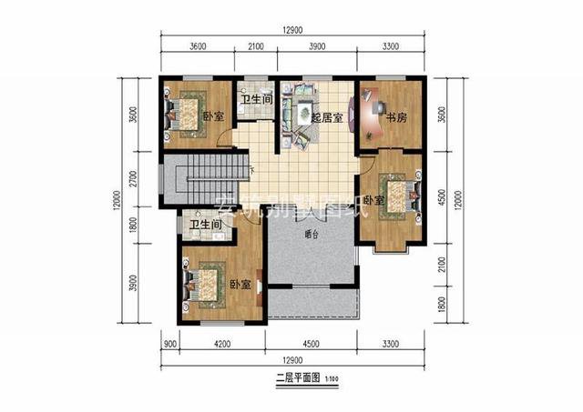 12乘12米二層精致中式坡屋頂住宅方案，氣質十足