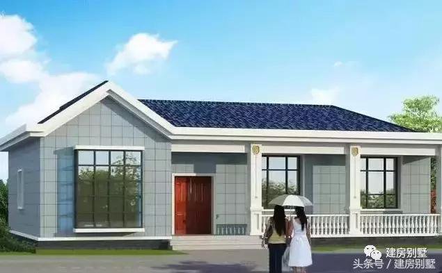 4款實(shí)用一層平房戶型圖，10多萬也能建好房子