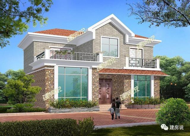 不帶廚房的自建房別墅戶型方案圖，不帶廚房設計圖