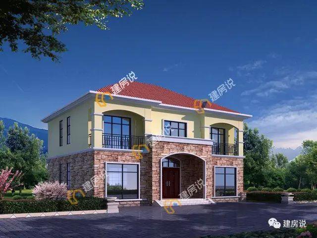 不帶廚房的自建房別墅戶型方案圖，不帶廚房設計圖