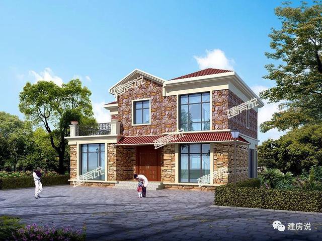 不帶廚房的自建房別墅戶型方案圖，不帶廚房設計圖