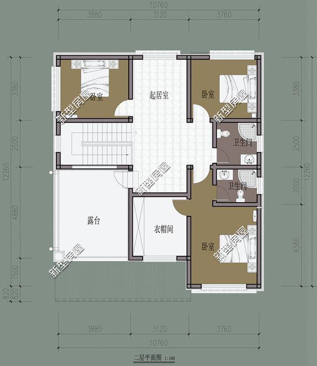 造價20萬起5套自建房戶型圖，這才是農村住宅應該的樣子