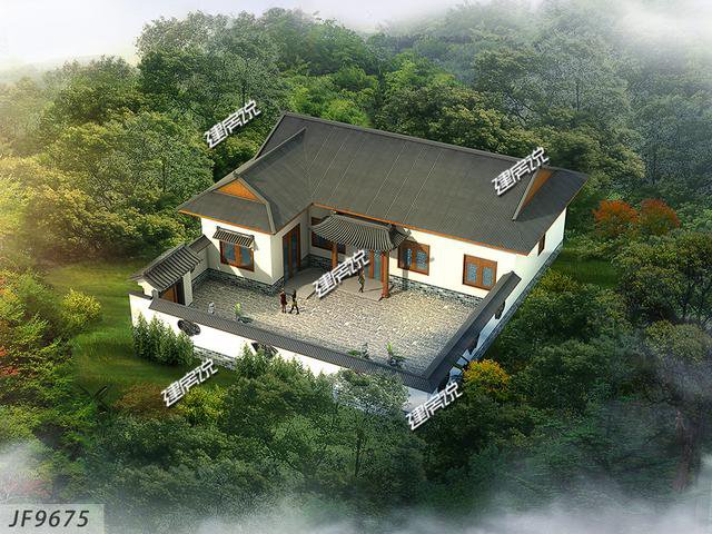 6款帶小院的一層的中式自建房戶型圖，最低18萬，爸媽很喜歡