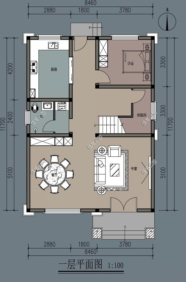 10套小戶型精致簡約的農村自建房方案戶型圖，適合小宅基地