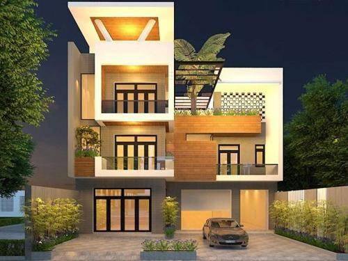 6棟超現(xiàn)代別墅自建房外觀圖片，2030年的超前設(shè)計感