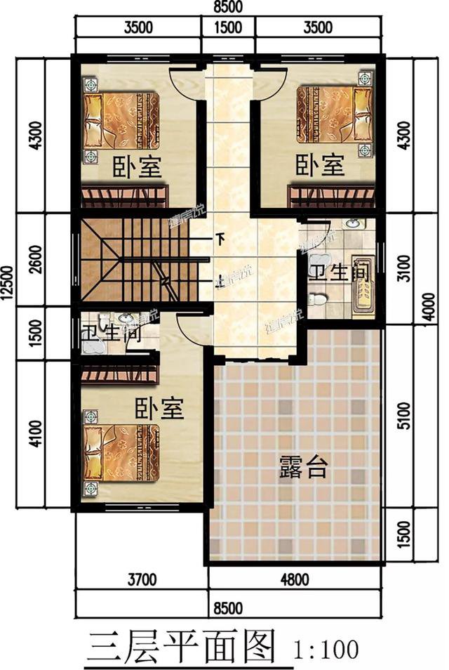 幾棟徽派的農(nóng)村中式住宅外觀圖片及戶型設(shè)計(jì)圖，喜歡徽派的收藏了