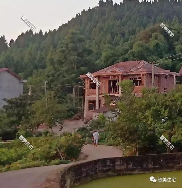 占地120平簡約普通二層自建房子設計圖，30萬內，完工圖更漂亮