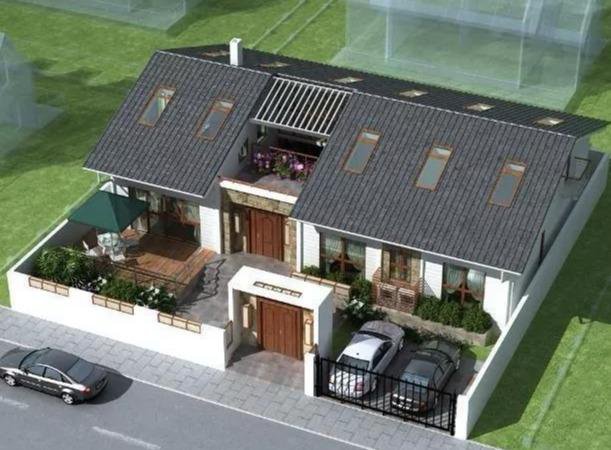 中式庭院別墅外觀效果圖大全，建一棟這樣的房子才叫有品位